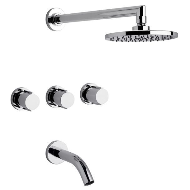 0103/17-CR DUCHA CON TRANSFERENCIA CALIFORNIA CROMO FV
