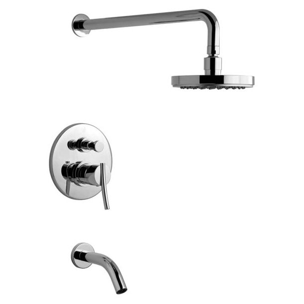 0106/39-CR DUCHA MONOCOMANDO CON TRANSFERENCIA LIBBY CROMO FV