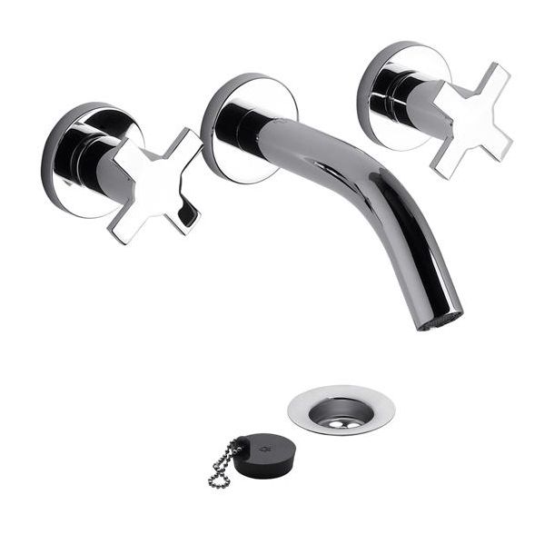 0203/D7-CR LAVATORIO PARED ALERCE CROMO FV