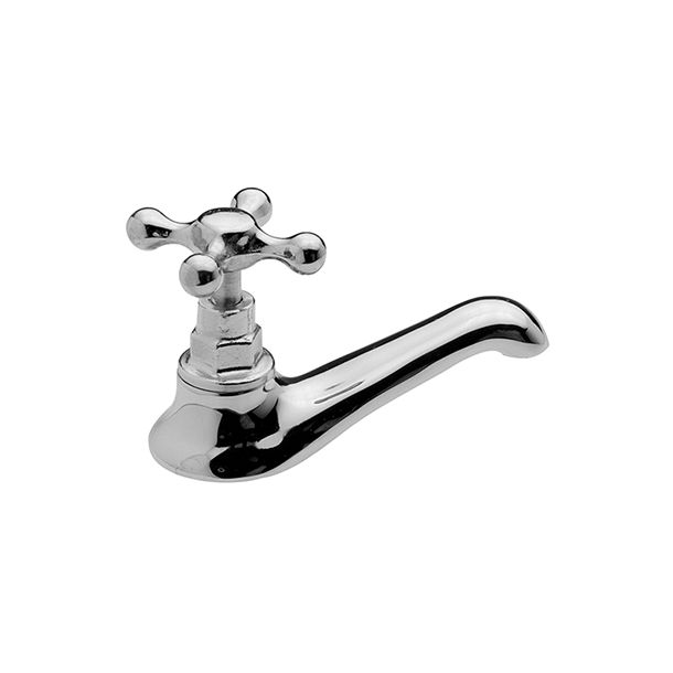 0221 CANILLA PARA MESADA 1 AGUA PICO LEVANTADO Y CRUZ FIJA FV
