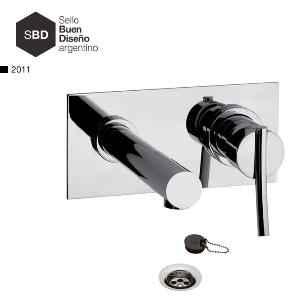 0206/39-CR LAVATORIO MONOCOMANDO PARED LIBBY CROMO FV