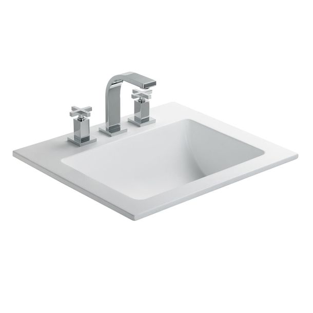 LJS3F-B BACHA ENCASTRE SYMI 3 AGUJEROS BLANCO FERRUM