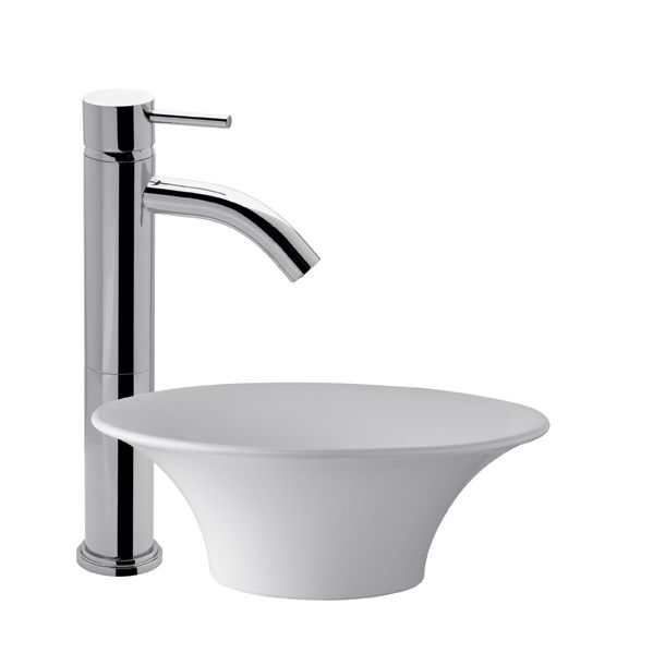 0181.02/87-CR LAVATORIO MONOCOMANDO ALTO TEMPLE CROMO FV