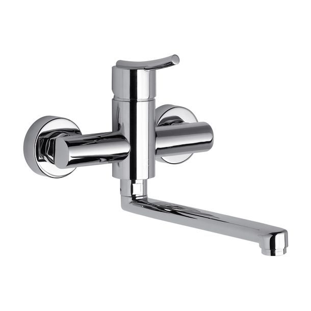 0406/39-CR COCINA MONOCOMANDO PARED LIBBY CROMO FV