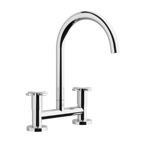 0428/D7-CR COCINA MESADA ALERCE CROMO FV