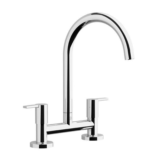 0428/D7L-CR COCINA MESADA ALERCE LEVER CROMO FV
