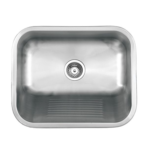 421LE PILETA ENCASTRABLE 49.5X40X24 MATE AC. 304 - MI PILETA