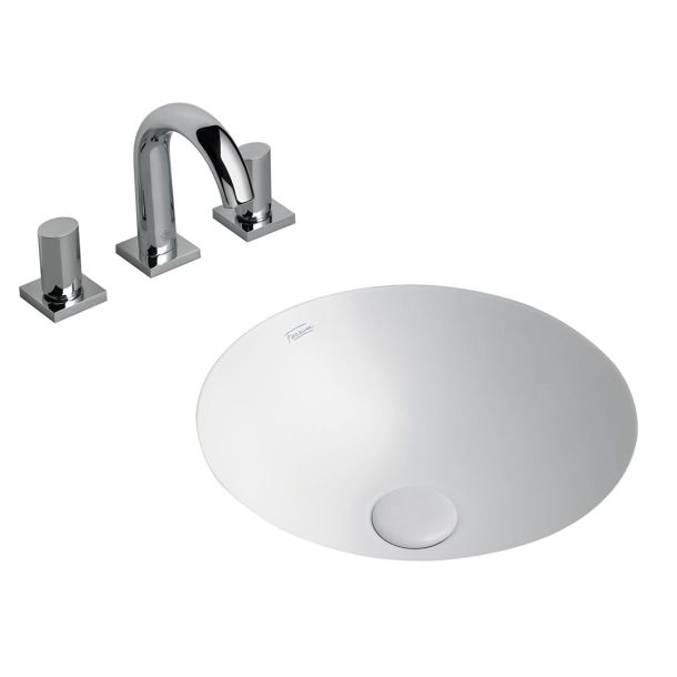 L11BF-B BACHA BAJO MESADA SEMIESFERICA ARMONICA BLANCO FERRUM