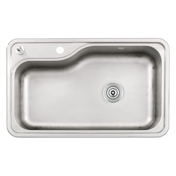 802E PILETA 68X41X21 MATE SIN DOSIFICADOR AC. 304 - MI PILETA